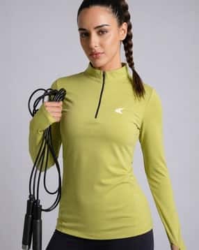 performax Women Logo Print Slim Fit T-Shirt-picture-11