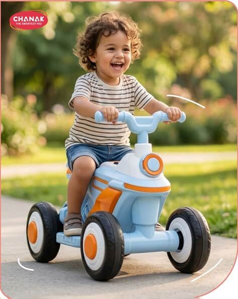 Chanak Kids Giggly Wheels Electric Bike with Charger