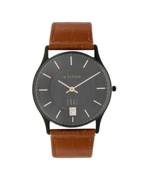 Men Analogue Watch with Leather Strap - NU1683NL01-image-39