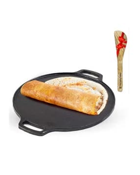 the indus valley Iron Tawa with Free Wooden Spatula-picture-27