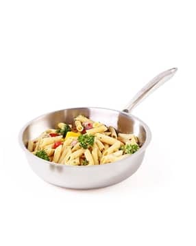 Triply Stainless Steel Deep Fry Pan-image-4