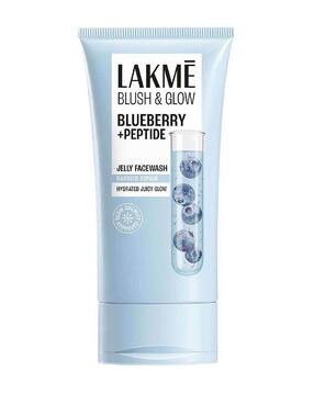 lakme Blush & Glow Blueberry + Peptide Jelly Face Wash (150 gm)-picture-11