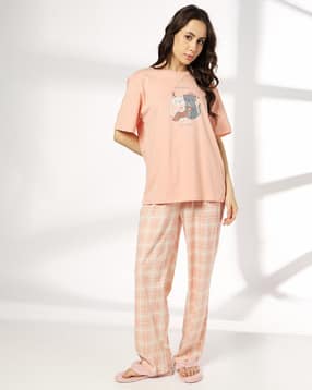 rio Women Graphic Print T-Shirt & Pyjamas Sets-picture-50