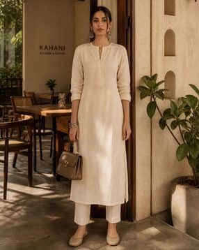 nyrika Women Embroidered Straight Kurta Set-picture-48