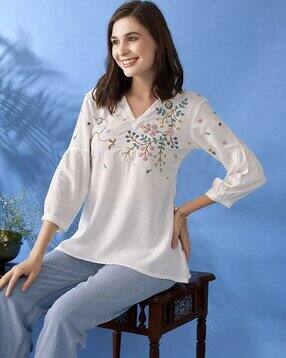 acai Women Embroidery Straight Kurta-picture-30