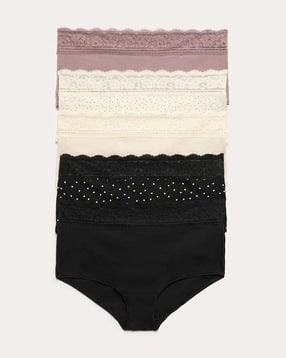 Pack of 5 Mid-Rise Half Coverage Briefs-image-16