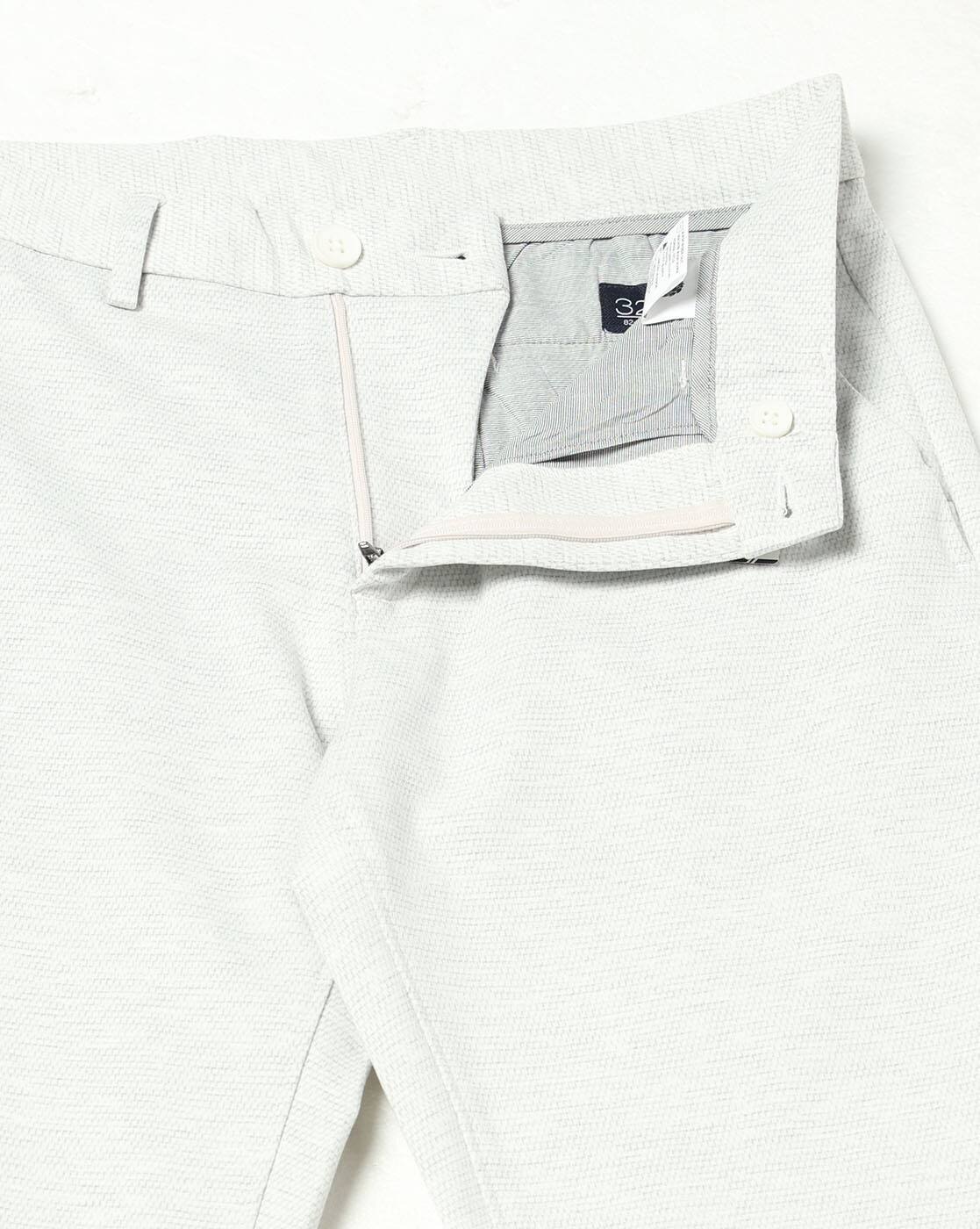 Men Slim Fit Flat-Front Trousers