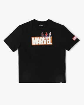 gap kids Boys Marvel Print Oversized Round-Neck T-Shirt-picture-23