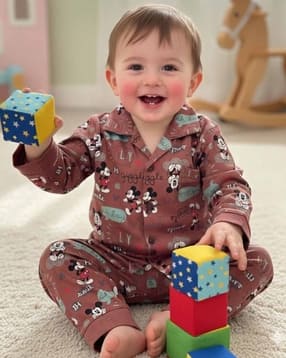 tony & jony Boys Cartoon Nightsuit Set-picture-34