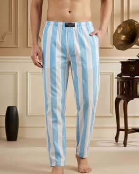 tigersnake Men Striped Pyjamas with Elasticated Waist-picture-11