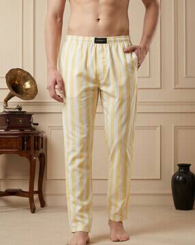 tigersnake Men Striped Pyjamas with Elasticated Waist-picture-21