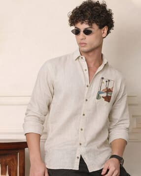 combraided x ag Men Embroidered Regular Fit Shirt-picture-16