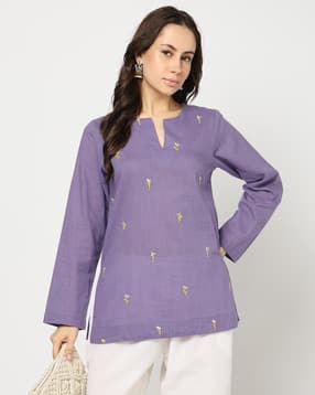 yousta Women Embroidered Cotton Straight Kurti-picture-49