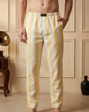 tigersnake Men Striped Pyjamas with Elasticated Waist-picture-39