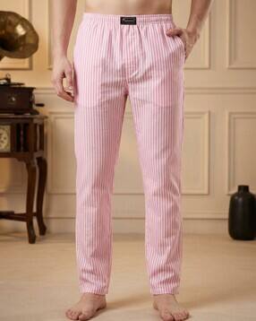 tigersnake Men Striped Pyjamas with Elasticated Waist-picture-11