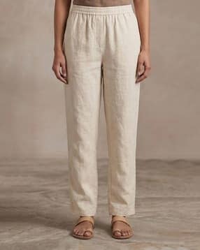 revangi Women Mid Rise Straight Fit Trousers-picture-10