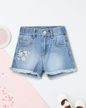 max Embroidered Denim Shorts-picture-21