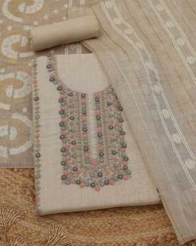 soch Women Floral Embroidered 3-Piece Unstitched Dress Material-picture-30