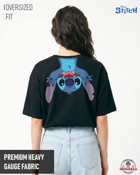 buda originals Lilo & Stitch - Women's Oversized Graphic T - shirt-picture-21
