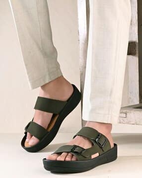 buda jeans co Men Round-Toe Buckle Fastening Sandals-picture-22