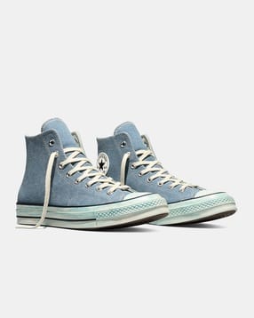 converse Unisex Chuck 70 Washed Canvas High-Top Canvas Sneakers-picture-38