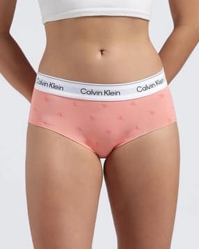 calvin klein underwear Women Printed Hipsters with Logo Waistband-picture-17
