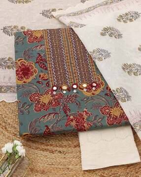 soch Women Floral Embroidered 3-Piece Unstitched Dress Material-picture-37