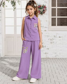 ishti Girls Floral Pants with Top-picture-49