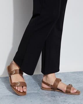 code by lifestyle Women Open-Toe Sandals with Buckle Closure-picture-32