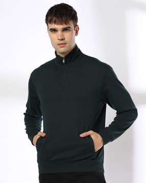 teamspirit Men Regular Fit Half-Zip Sweatshirt-picture-34