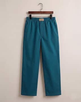tigersnake Men Straight Fit Flat-Front Trousers with Elasticated Waist-picture-39