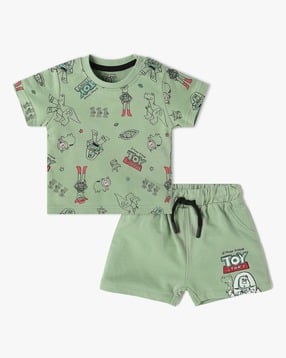 inf frendz Boys Toy Story Print T-Shirt & Shorts Set-picture-14
