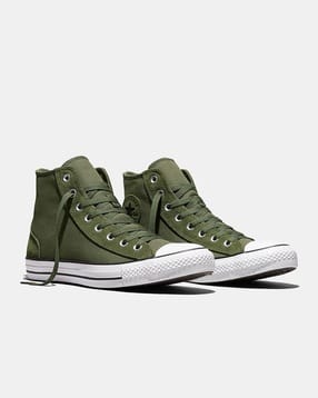 converse Unisex Chuck Taylor All Star Suede Trim High-Top Canvas Sneakers-picture-14