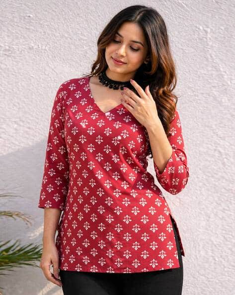 Revangi Women Printed Tunic Top