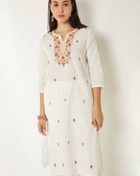 max Women Embroidered Straight Kurta-picture-48