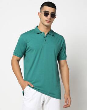 yousta Men Regular Fit Cotton Polo T-Shirt-picture-26