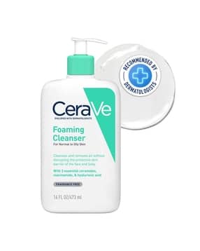 cerave Foaming Cleanser Face Wash for Oily Skin (473 ml)-picture-18