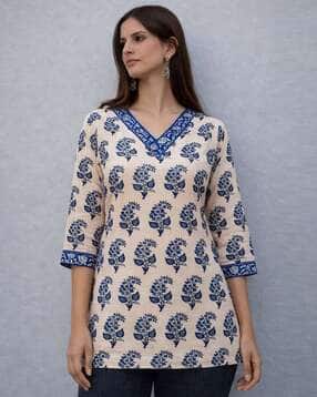 Women Printed Tunic Top-image-19