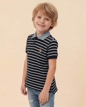 u.s. polo assn. Boys Horizontal Striped Regular Fit Polo T-Shirt-picture-30