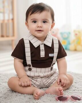v-mart Boys Striped Shorts & T-Shirt Set-picture-38