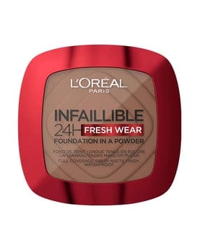 l'oreal paris Infallible 24H Fresh Wear Foundation in a Powder - Deep Amber 375 (9 g)-picture-41