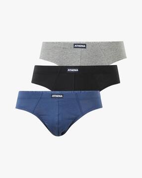 Men Pack of 3 Briefs-Stay New & Pure Cotton-image-40