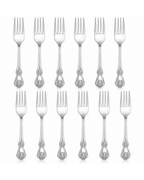 culinex by thinkitchen Queen Stainless Steel Dinner Fork Set of 12-picture-37