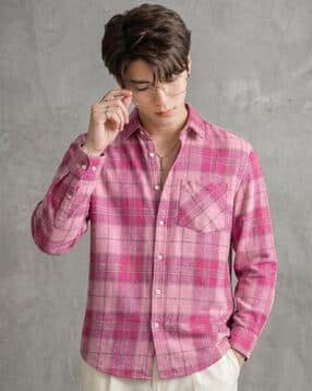 buda jeans co Men Checked Regular Fit Spread-Collar Shirt-picture-30