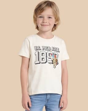 u.s. polo assn. Boys Graphic Brand Print Regular Fit Crew-Neck T-Shirt-picture-52