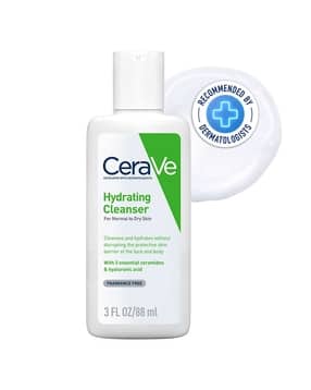 cerave Hydrating Cleanser Non-Foaming Face Wash for Dry Skin (88 ml)-picture-14