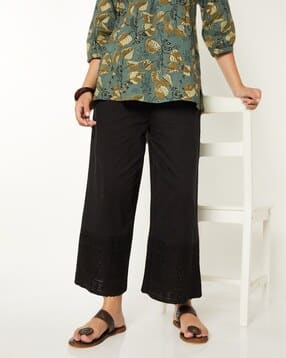 max Embroidered Straight Fit Palazzos-picture-12