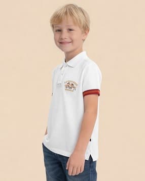 u.s. polo assn. Boys Regular Fit Polo T-Shirt with Logo Embroidered-picture-13