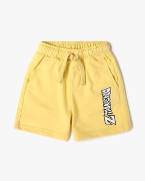 yousta Boys Typographic Print Relaxed Fit Cotton Shorts-picture-13
