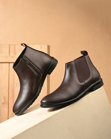 Buda Jeans Co Men Chelsea Ankle-Length Boots